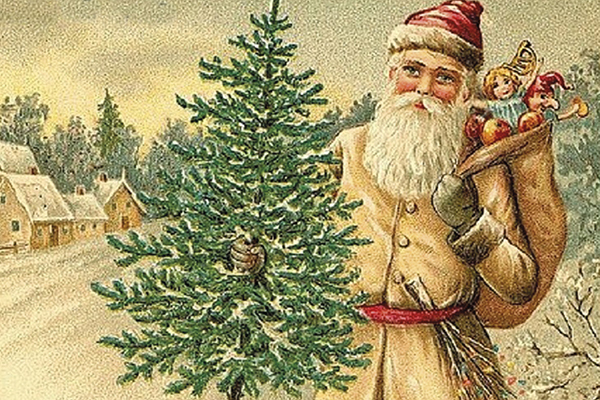 Postkarte "Weihnachtsmann" • SkönaTing